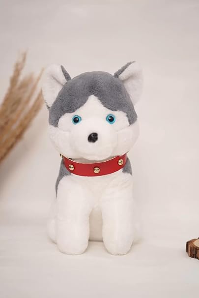 ADDY TOYS Husky Dog Soft Toy|Plush Stuffed Pet Animal|Adorable Cuddly Companion|Premium gift for any occasion & Home Decoration|40 cm-Pack of 1|