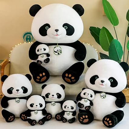 ADDY TOYS Locket Panda Teddy Bear|Locket or Logo Panda|Cute Huggable Stuffed Animal Plushie|Premium gift for any ocassion & Home Decoration|45 cm-Pack of 1|