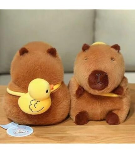 ADDY TOYS Capybara Plush Toy|A delightful combination of comfort and educational play|Plush, Lovable, Huggable, Adorable, Stuffed Soft Toy|Premium Gift for any occasion & Home Decoration|25 cm- Pack of 1|