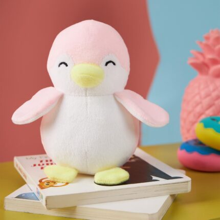 ADDY TOYS Fatty Penguin Soft Toy|Cute Fatty Penguin Plush Ultra-soft stuffed Toy for Kids, Girls & Boys, Toddler Room Décor & Valentine Gifting or on any ocassion|Made from ultra-soft, skin-friendly material|25 cm-Pack of 1|Multicolur (Blue & Pink)|